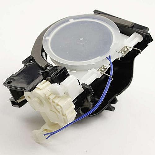 GE Part #4913030400, Blomberg Refrigerator Dispenser Ice Chute Door Assembly