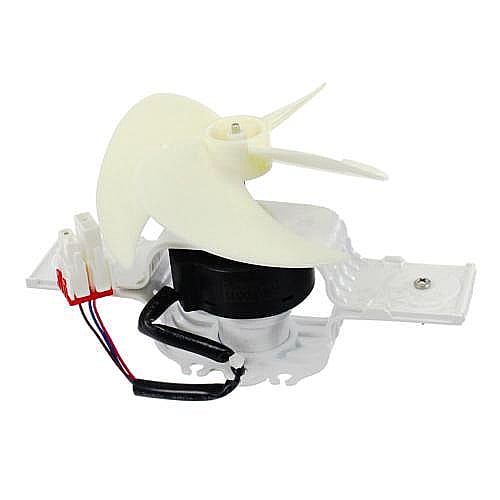 GE Part #4935320700, Blomberg Refrigerator Evaporator Fan Motor Assembly