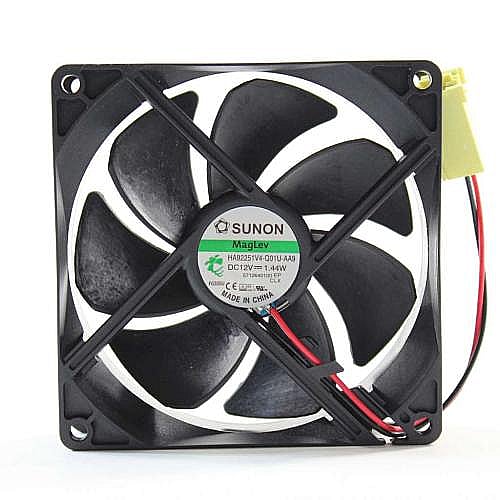 GE Part #5712640100, Blomberg Refrigerator Circulation Fan Assembly