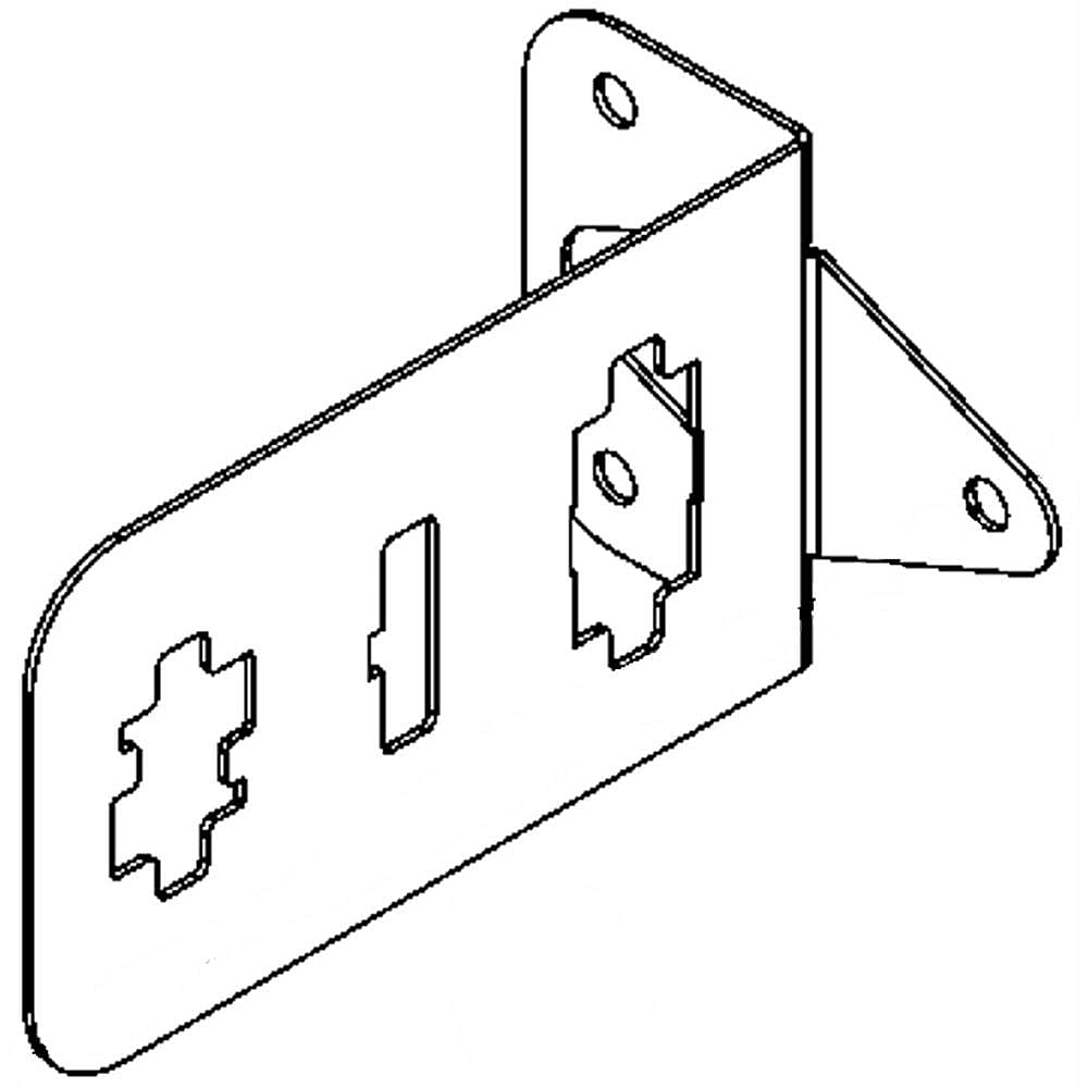 GE Part #wr01X10768, Control Bracket | 4.30 x 4.30 x 2.40