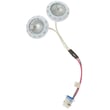 Refrigerator Light Socket And Housing Assembly for GE ZISW480DRI - Part WR02X11202