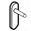 Basket Stop for GE FUM21SVBRWW - Part WR02X11446