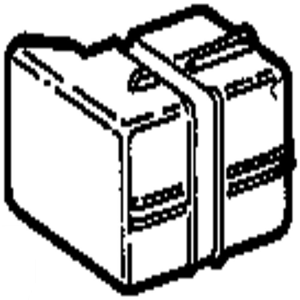 GE Part #wr02X11748, Electrical Cover | 8.00 x 7.50 x 2.00