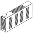 Refrigerator Main Board Cover for GE ZISB480DRA - Part WR02X11838