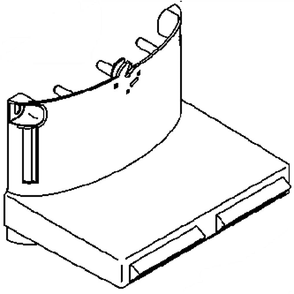 Part #wr02X11852, Discharge Pan / 8.50 x 8.00 x 6.00