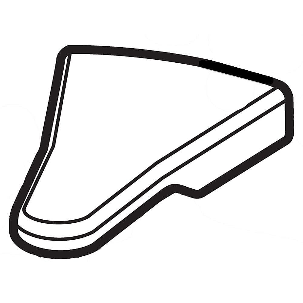 GE Part #wr02X12348, Refrigerator Hin Cover | 6.00 x 6.00 x 0.60