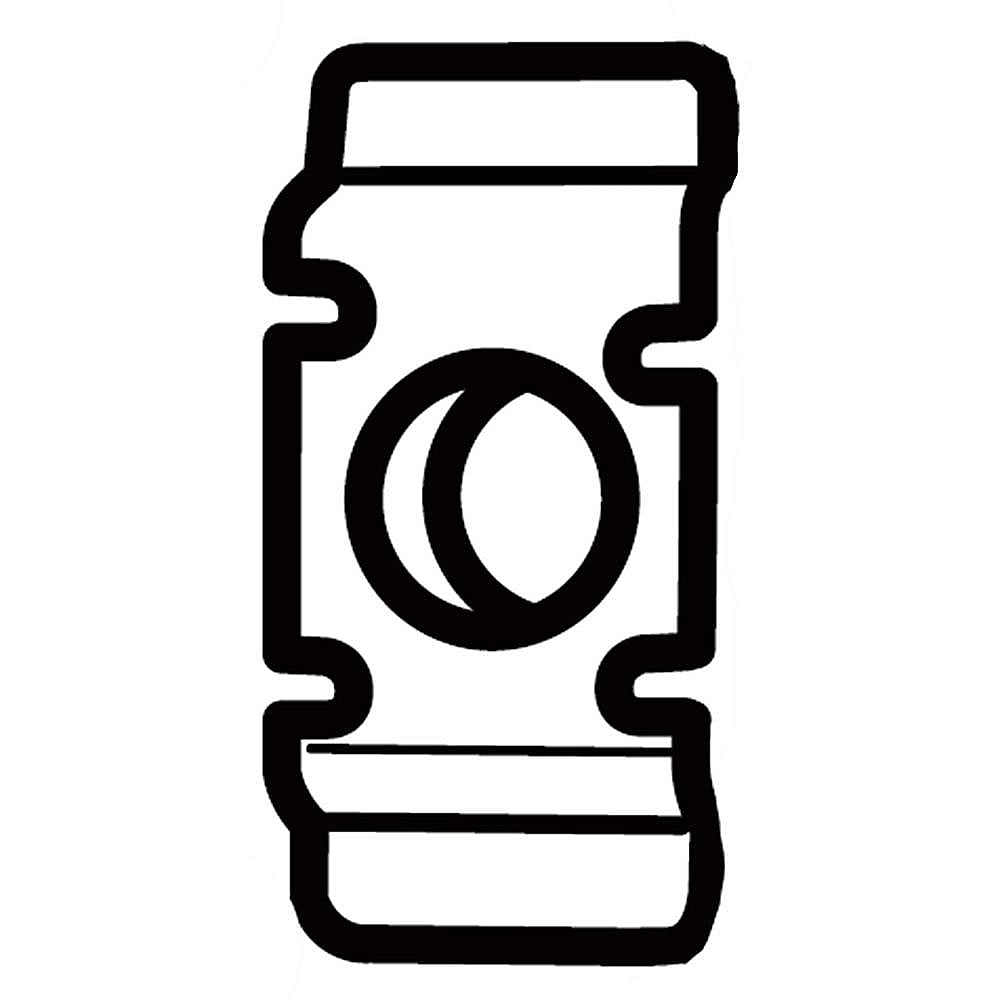 GE Part #wr02X12813, Refrigerator Door Handle Mounting Grommet | 6.00 x 6.00 x 0.70