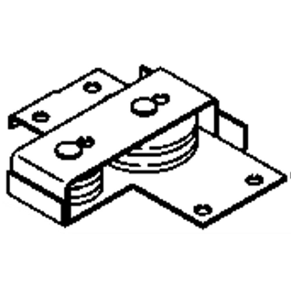 GE Part #wr02X13316, Closure Mech | 8.50 x 7.00 x 0.70