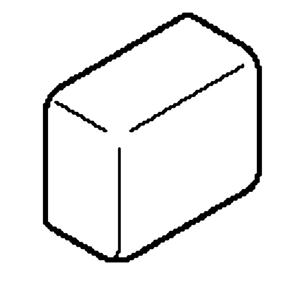 GE Part #wr02X13454, Aur Motor Cover | 8.60 x 6.80 x 5.00