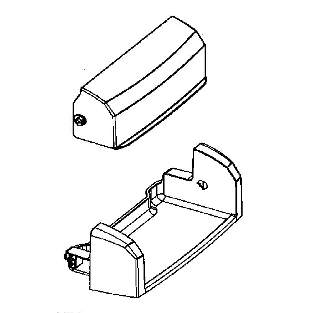 GE Part #wr02X13534, Refrigerator Dairy Guard