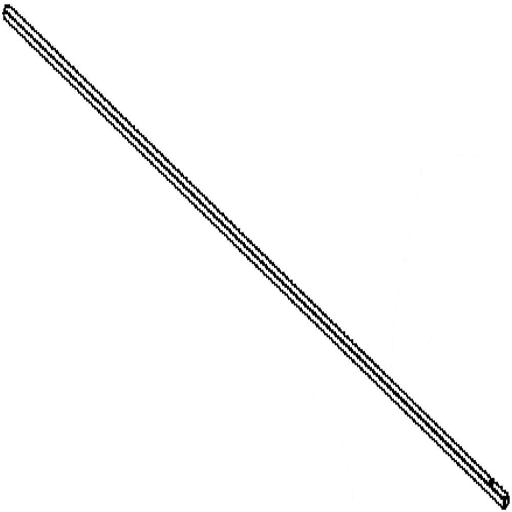 Part #wr02X13765, Refrigerator Freezer Drawer Slide Shaft / 32.60 x 4.00 x 3.70
