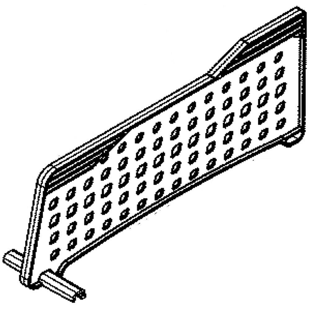 GE Part #wr02X23046, Divider Basket | 13.40 x 13.10 x 4.40