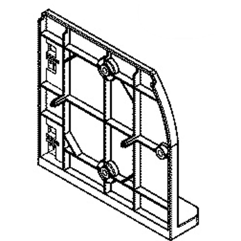 GE Part #wr02X24817, Ice Maker Support | 8.00 x 7.50 x 2.00
