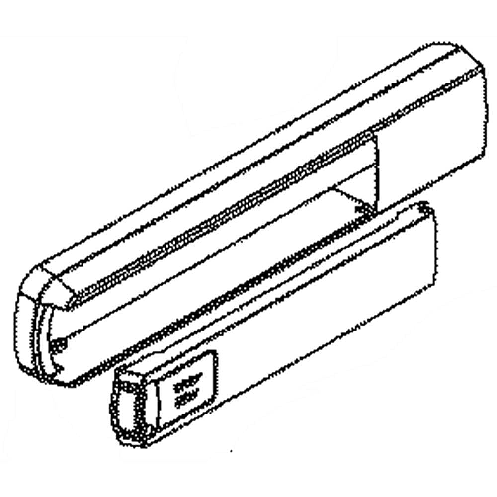 Part #wr02X26526, Refrigerator Water Filter Cover / 19.00 x 10.00 x 1.60