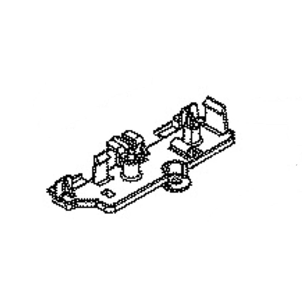 Part #wr02X38338, Refrigerator Light Board Bracket (Replaces Wr02X28661)