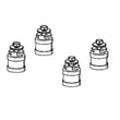 Compressor Mounting Hardware for GE CVE28DP4NW2 - Part WR02X32074