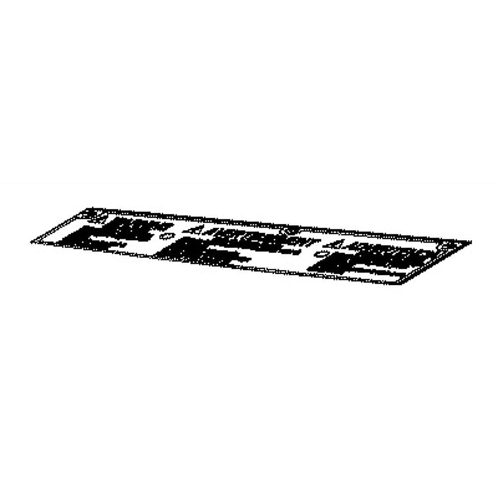 Part #wr02X32095, Door Board Cover W/ Insulation