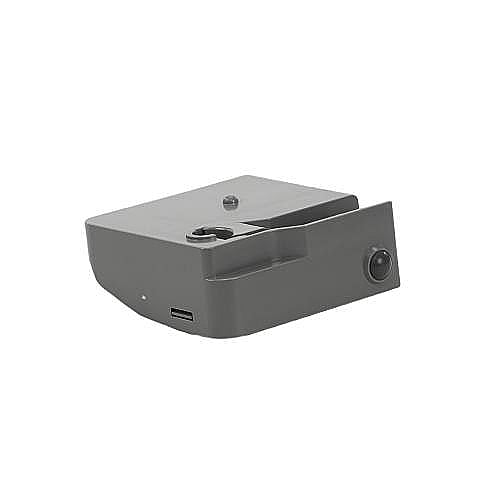 Part #wr02X32414, Gray Freezer Tilout Bin Left Bracket