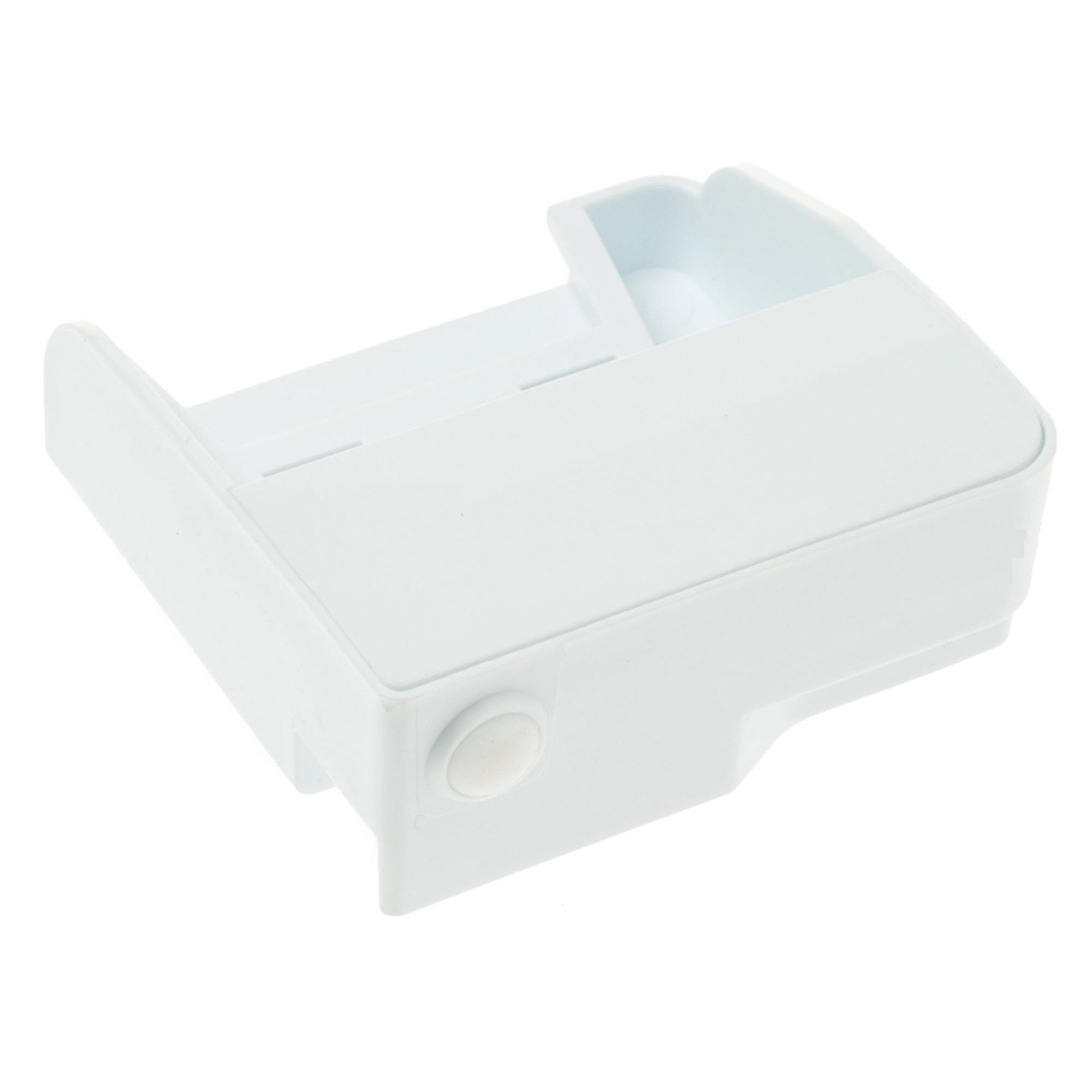 Part #wr02X32416, White Freezer Tiltout Bin Bracket Left