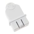 White Freezer Upper Basket Roller for GE PGE29BYTCFS - Part WR02X36806