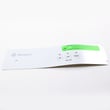 Ice Maker Control Panel Overlay (white) for GE ZDIC150WBB - Part WR03X10004
