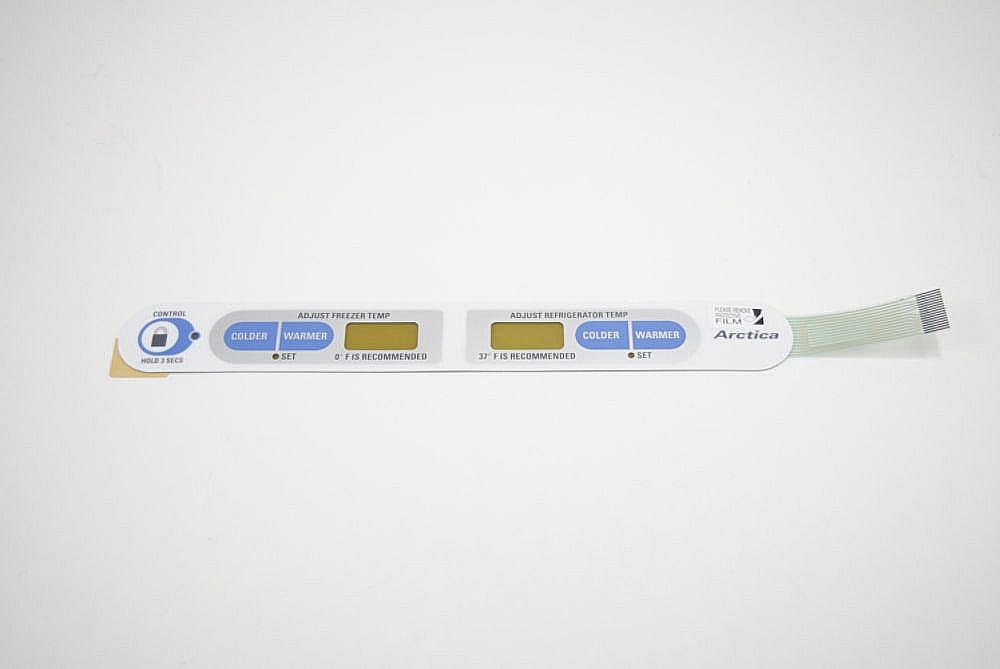 Photo of Refrigerator Membrane Keypad from Repair Parts Direct