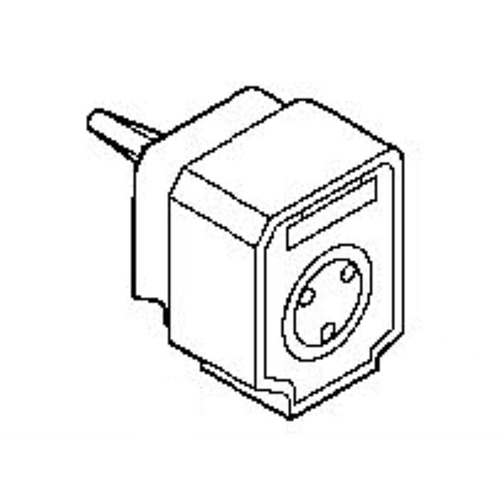 GE Part #wr07X10108, Freezer Compressor Start Relay | 6.00 x 6.00 x 1.40