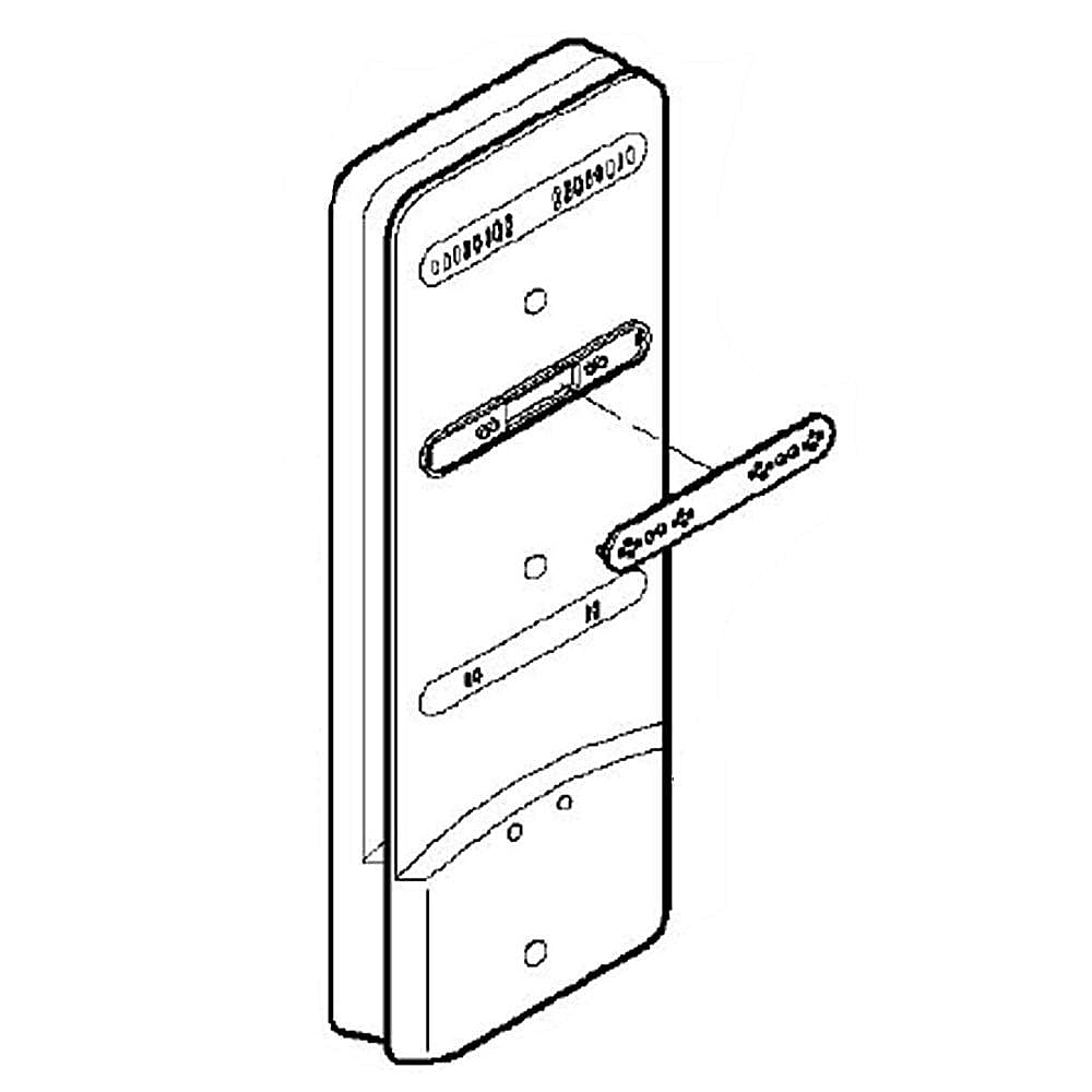 GE Part #wr09X10183, Refrigerator Case