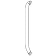 Refrigerator Freezer Handle for GE DSS25MSSHSS - Part WR12X10744