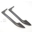 Refrigerator Door Handle Kit, 2-pack (black) for GE GTH21KBXABB - Part WR12X10889