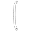 Refrigerator Freezer Door Handle (stainless) for GE GSH25JSCBSS - Part WR12X10940