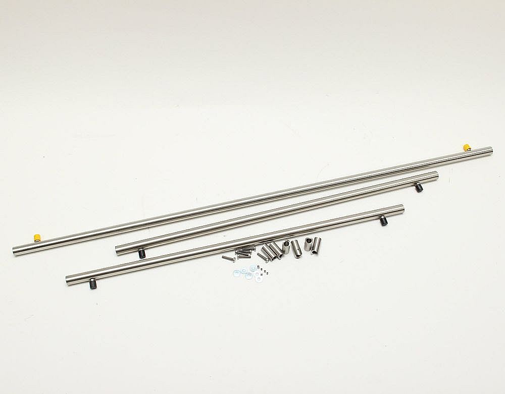 Part #wr12X10988, Refrigerator Euro Style Door Handle Kit / 49.50 x 5.30 x 2.30