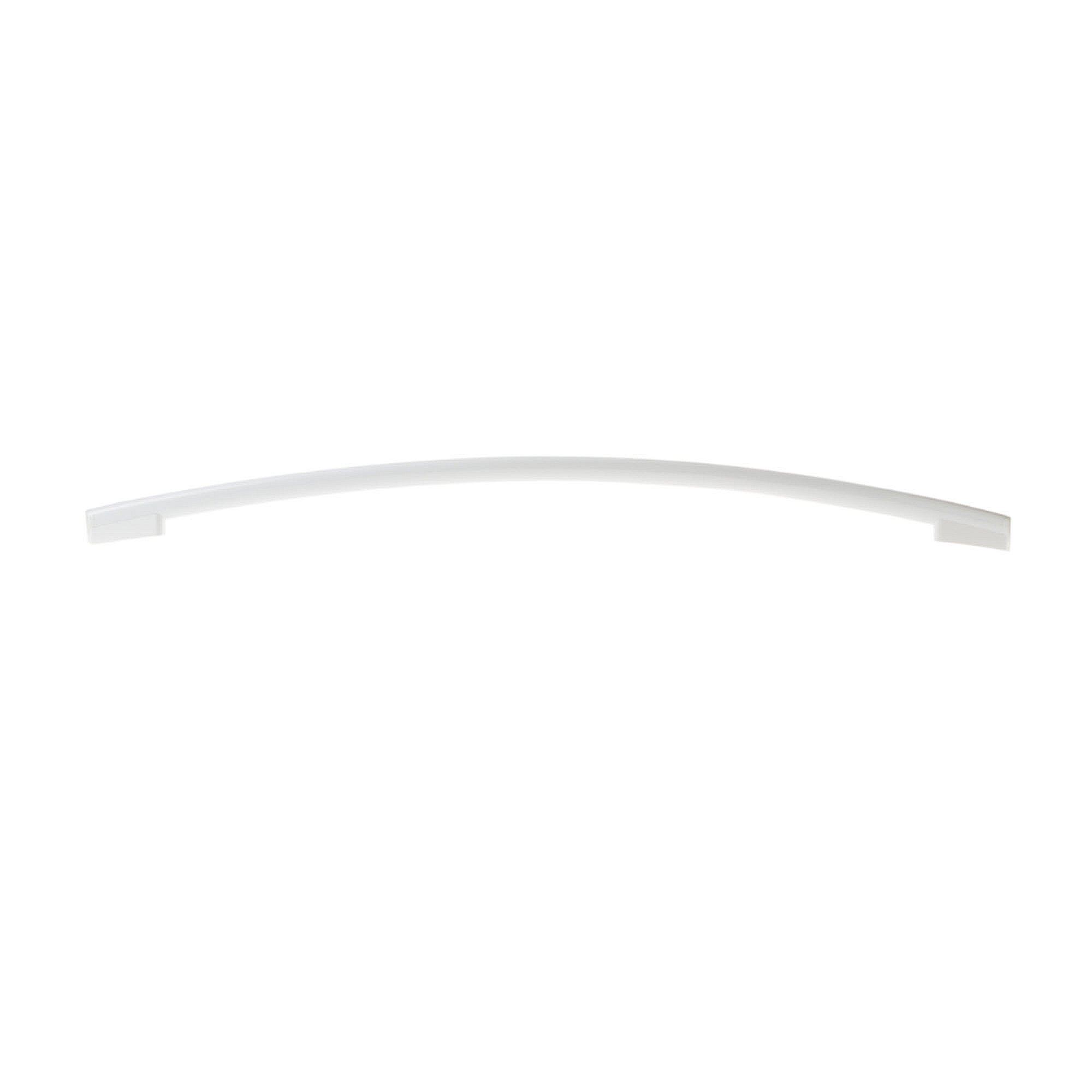 Part #wr12X20643, Refrigerator Freezer Door Handle (White) / 38.60 x 3.70 x 3.20