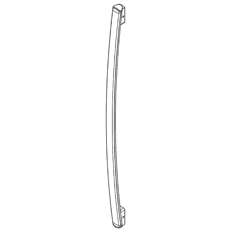 GE Part #wr12X27874, Refrirator Door Handle (Stainless) | 38.60 x 3.80 x 3.30