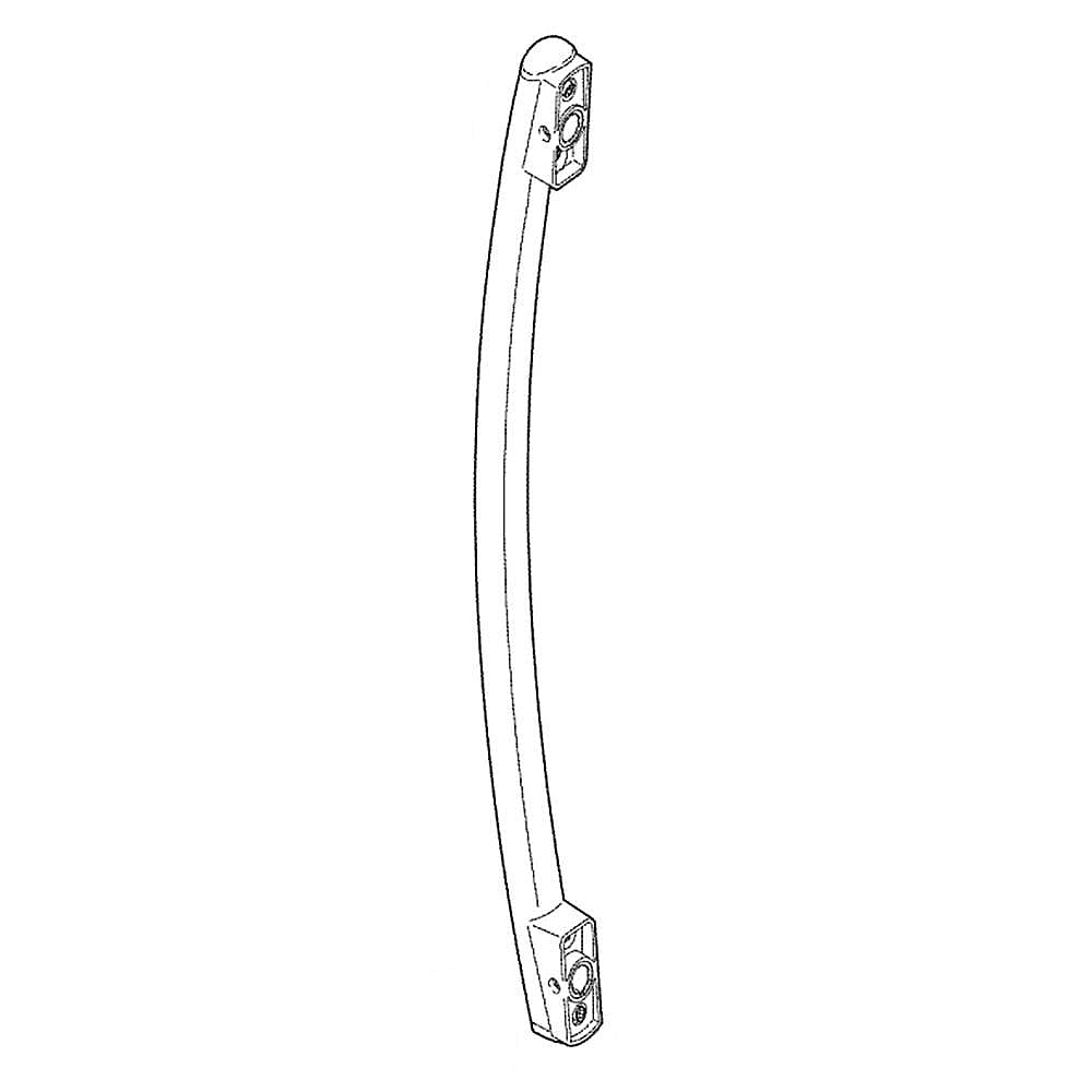 Part #wr12X31076, Refrigerator Door Handle (Stainless) / 38.00 x 3.25 x 3.00