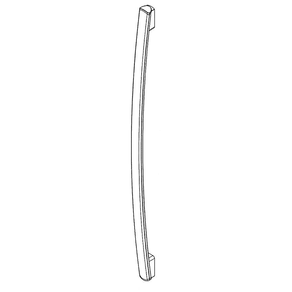 GE Part #wr12X31641, Refrirator Door Handle (Stainless) | 38.00 x 3.25 x 3.00