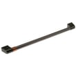 Black Ss Door Handle W/ Cafe Band for GE UCC15NJBII - Part WR12X32065