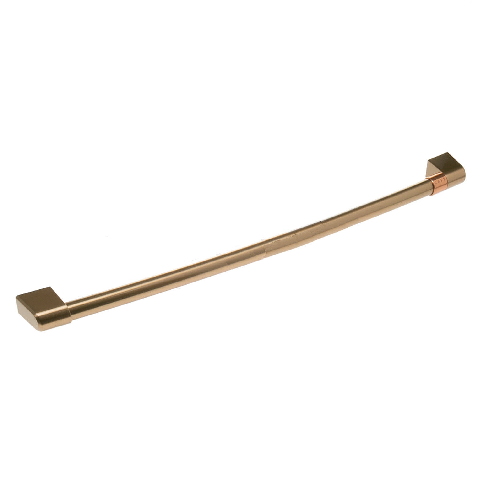 Part #wr12X32086, Brushed Bronze Drawer Handle W/ Caf Band