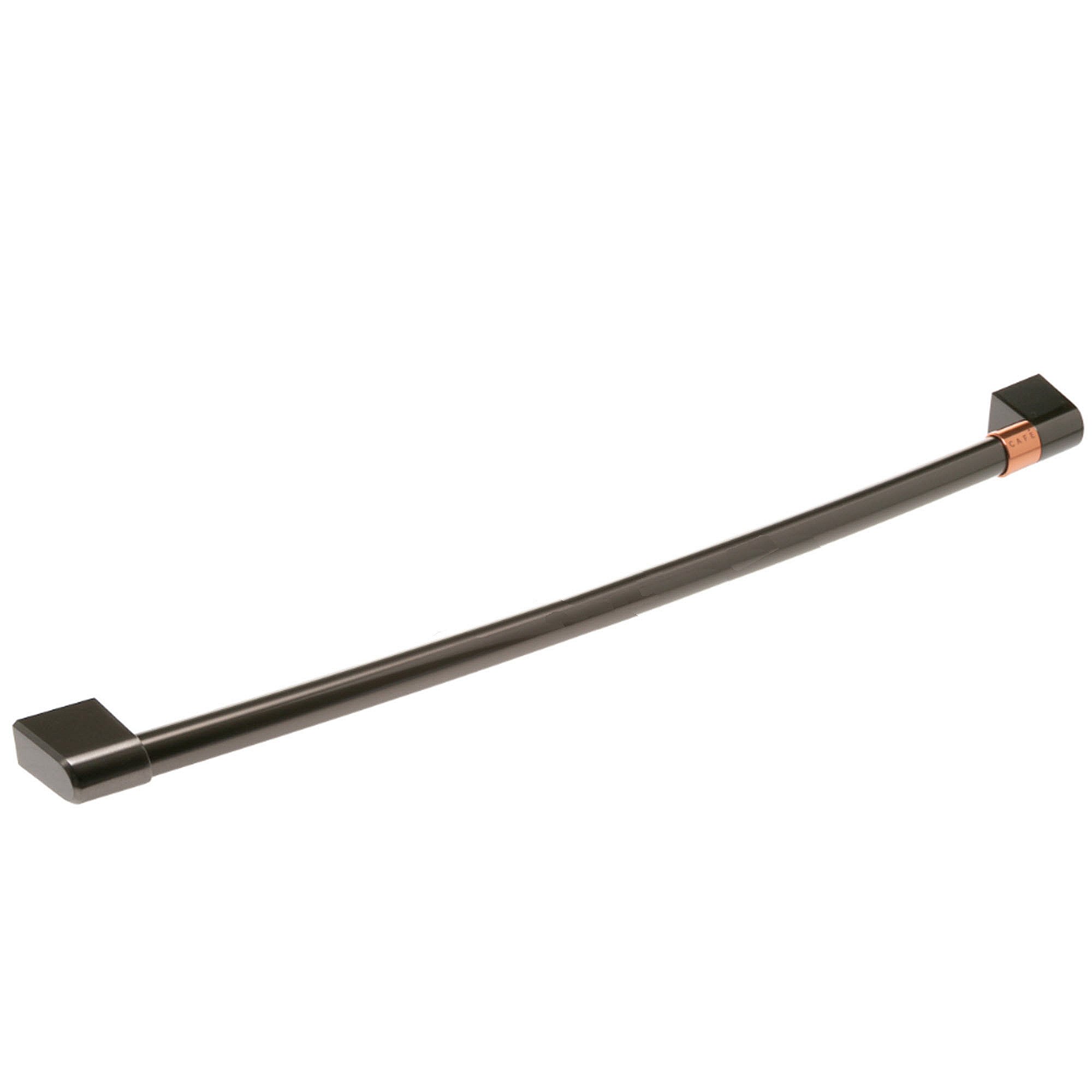 Part #wr12X32166, Brushed Black Drawer Handle W/ Caf Band