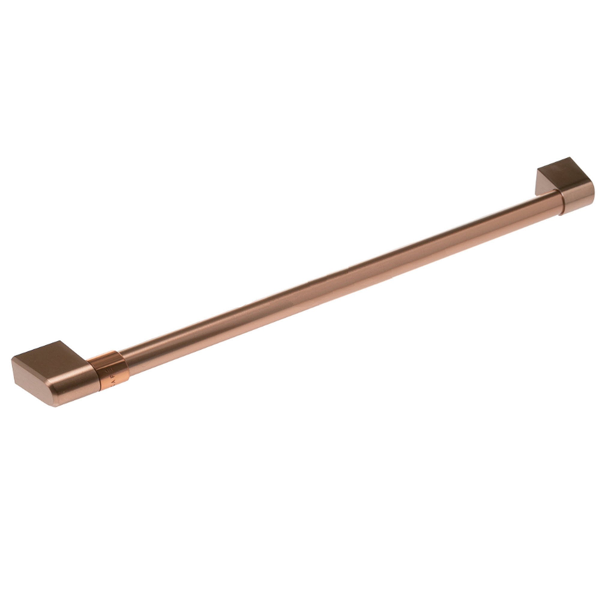 Part #wr12X34589, Brushed Cooper Badge Door Handle