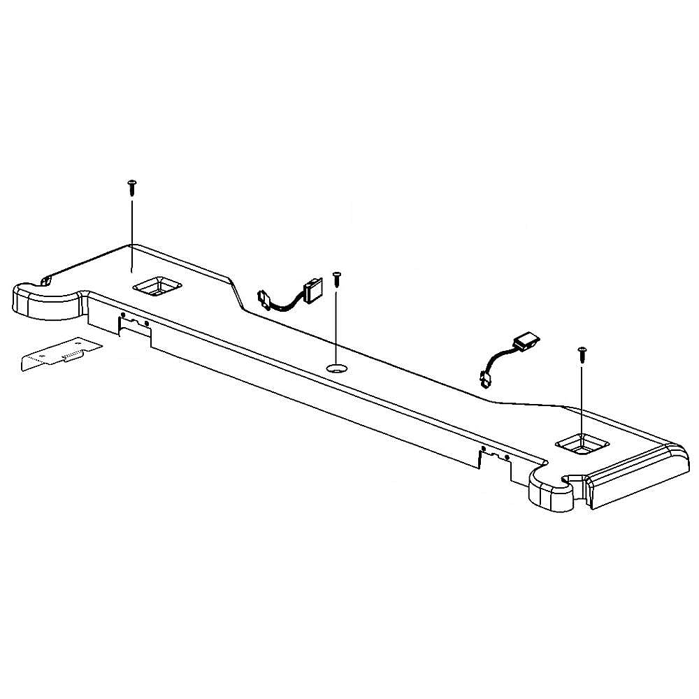 GE Part #wr13X10549, Refrigerator Top Cover Assembly | 41.10 x 9.00 x 3.20