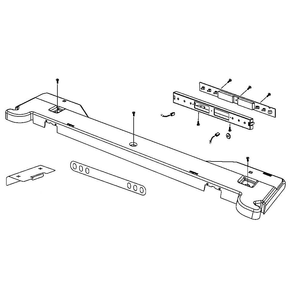 GE Part #wr13X10618, Pan Control | 38.40 x 11.30 x 3.70
