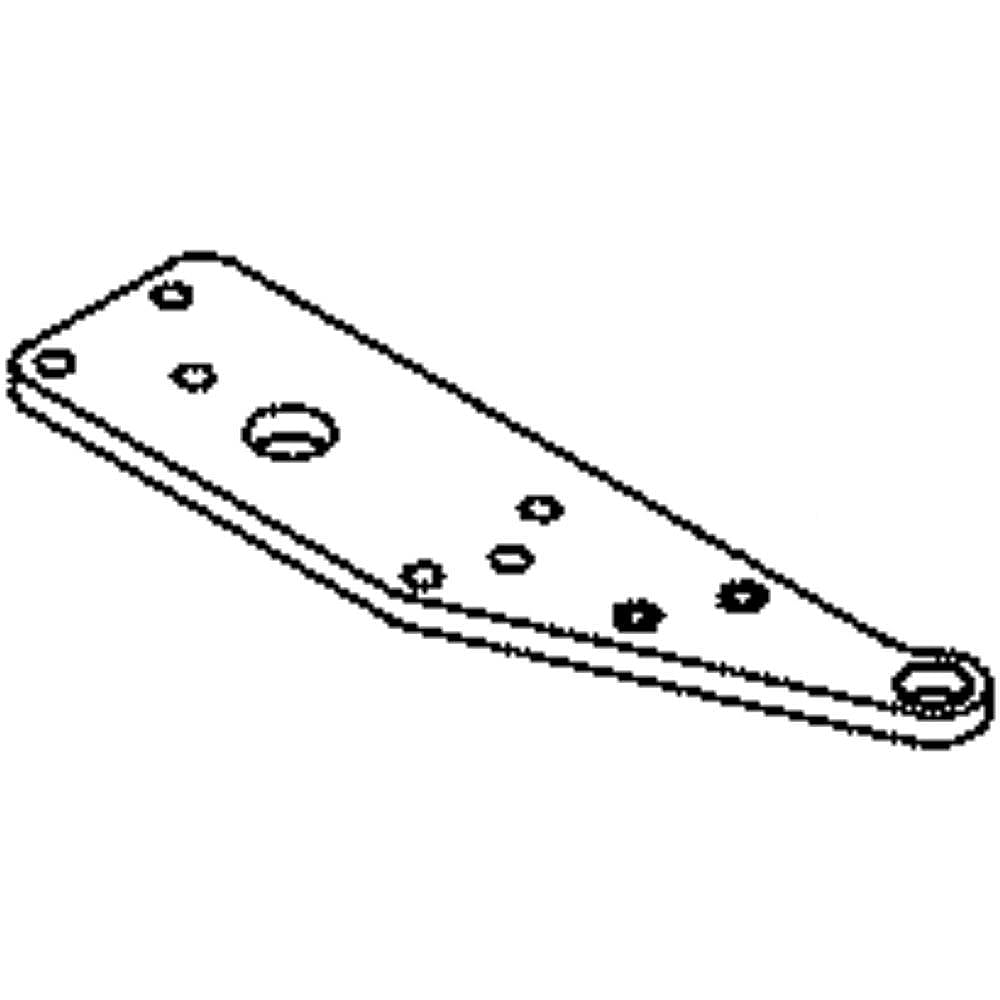 Part #wr13X10656, Refrigerator Freezer Door Hinge (Replaces Wr13X10203) / 8.00 x 7.50 x 0.30