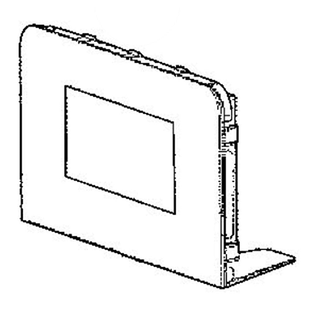 GE Part #wr13X10746, Dispenser Cover Assembly | 12.40 x 5.60 x 6.00
