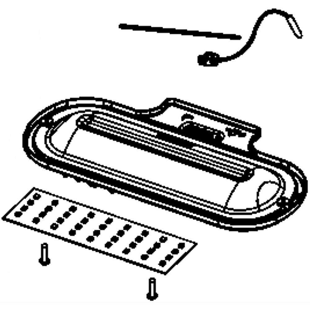GE Part #wr13X10762, Case Lamp | 16.00 x 14.80 x 2.10