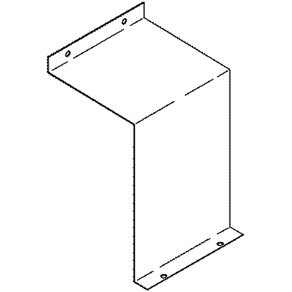 Photo of Part #wr13X21087, Cover Qc Dam from Repair Parts Direct