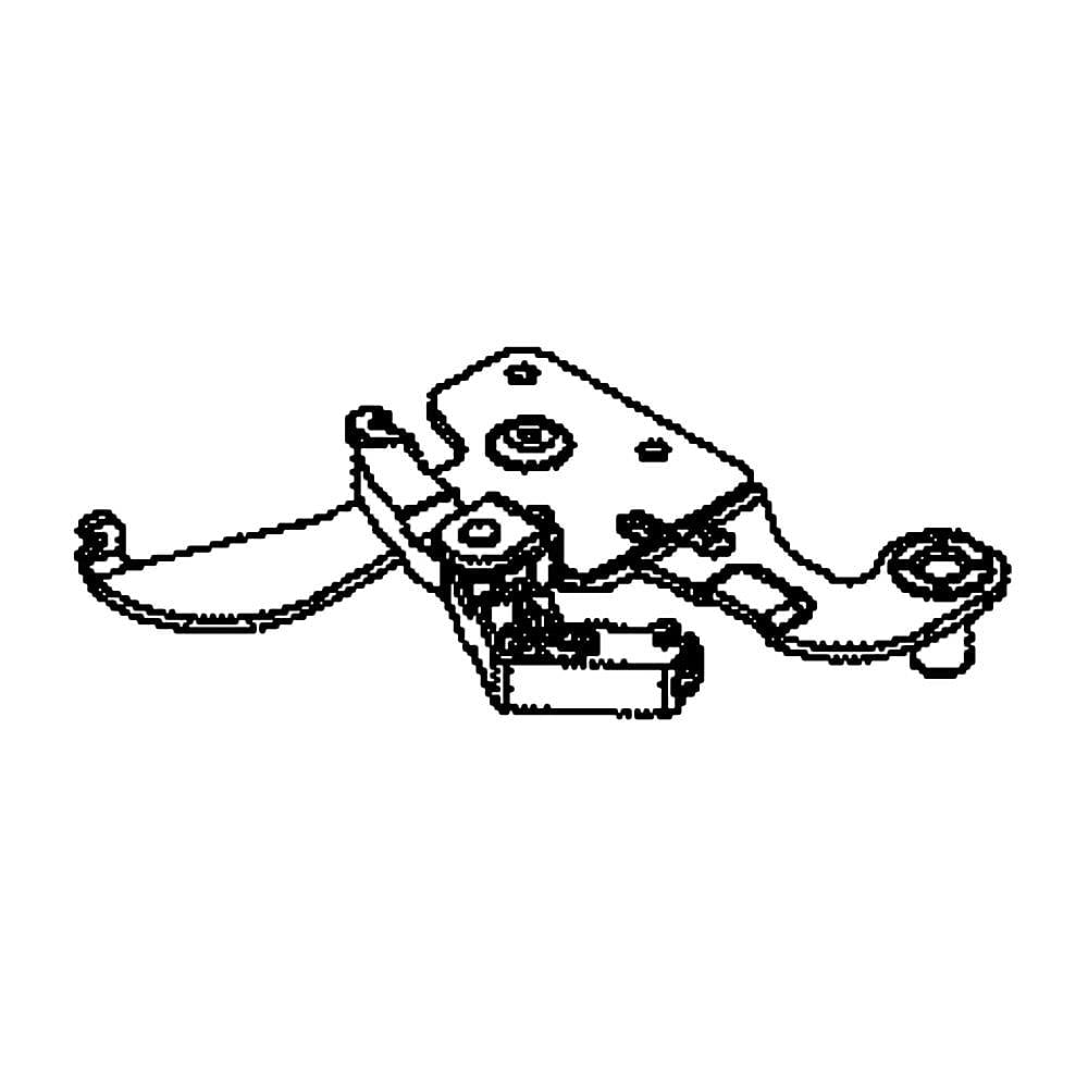 Part #wr13X24928, Refrigerator Door Hinge, Right Upper / 8.00 x 7.50 x 1.20