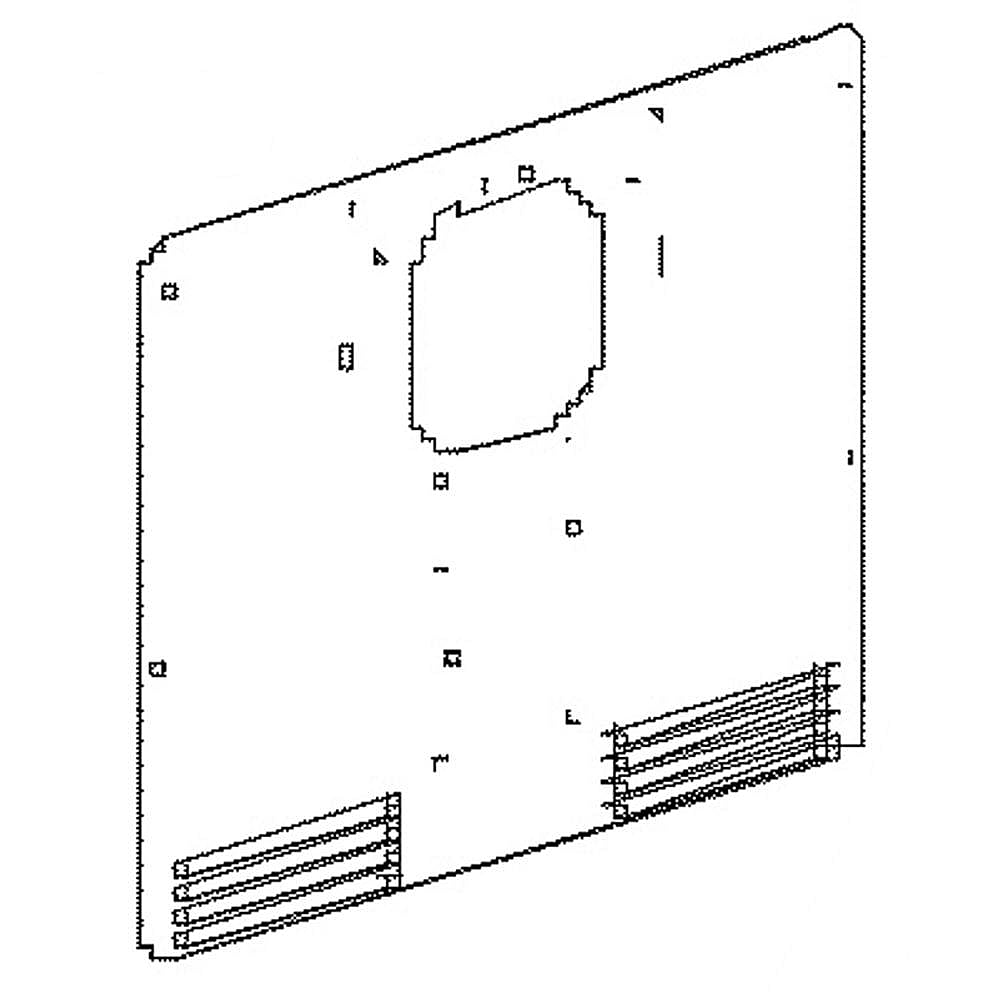 Part #wr13X27760, Refrigerator Evaporator Cover