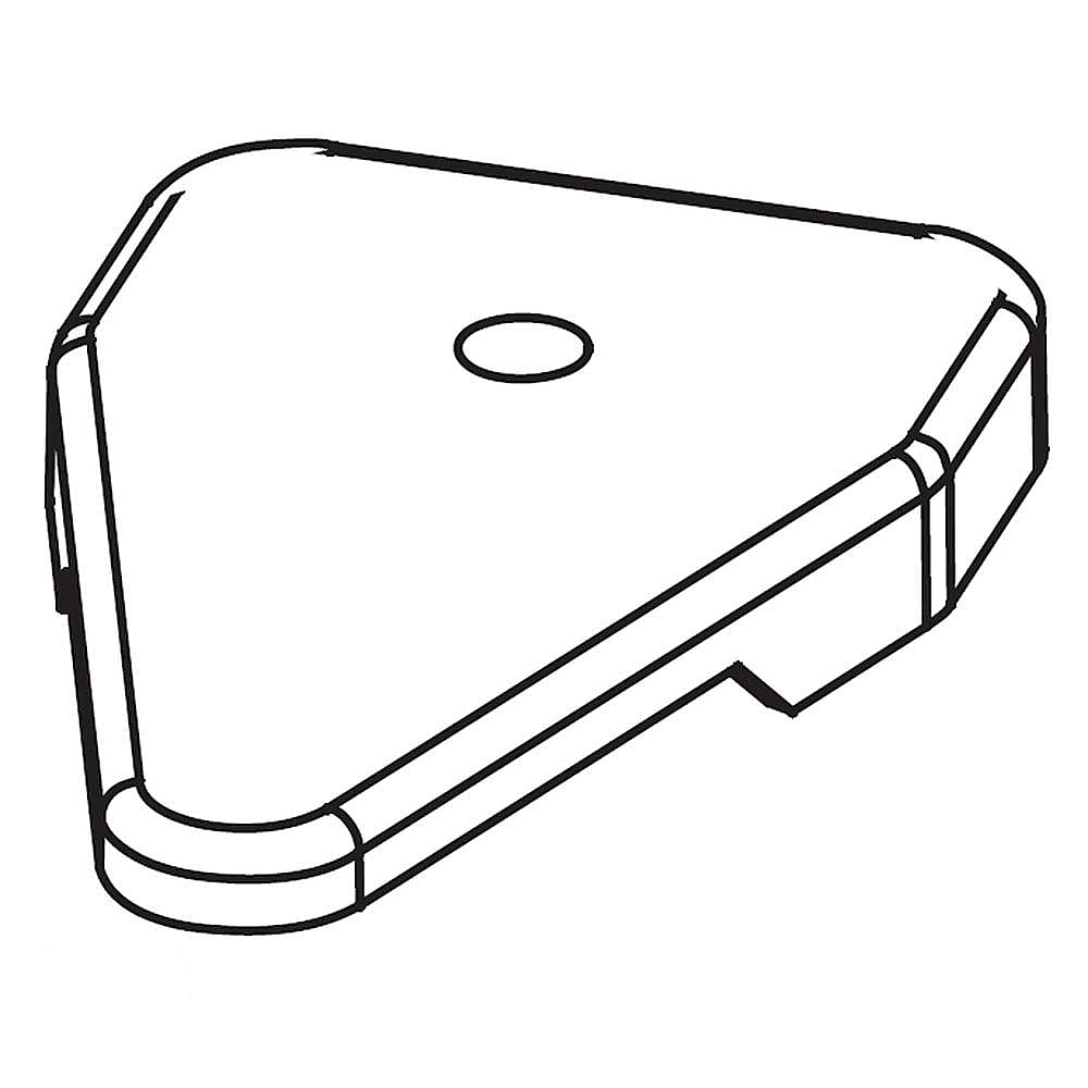 Photo of Part #wr13X27762, Cover Top Hi from Repair Parts Direct