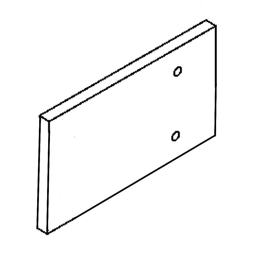 GE Part #wr14X10225, Refrigerator Foam Pad Cover | 14.00 x 9.50 x 0.60